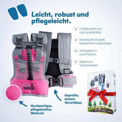Little Biker Fahrradlernweste für Kinder mit Haltegriff