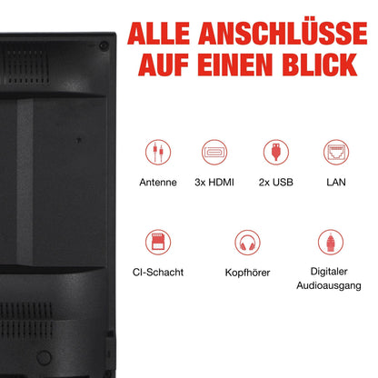 TELEFUNKEN D43U790B2CW 43 Zoll 4K UHD LED Smart TV
