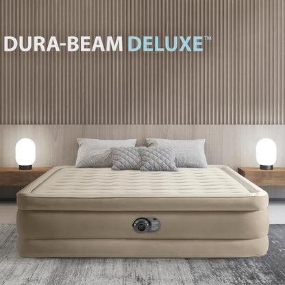 Intex Queen Ultra-Plüsch-Luftbett mit Fiber-Tech RP, 152 x 203 x 46 cm