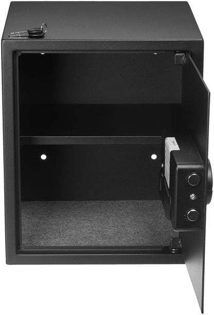 Amazon Basics Elektronischer Stahltresor Digital 43L - Schwarz