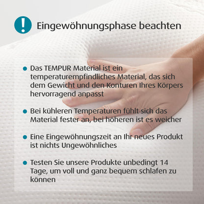 TEMPUR Symphony Schlafkissen Ergonomisches Nackenstützkissen - Grösse M