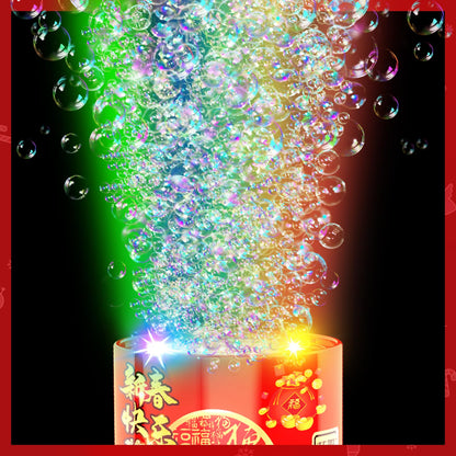 Ivtivfu automatische Seifenblasenmaschine im 2er-Set mit LED-Lichtern
