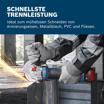 Bosch Professional GWS 18V-8 Akku-Winkelschleifer – solo L-BOXX