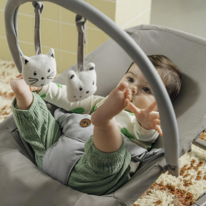 Bebeconfort Aster Babywippe mit Spielbogen, 0–2 Jahre, Tinted Graphite