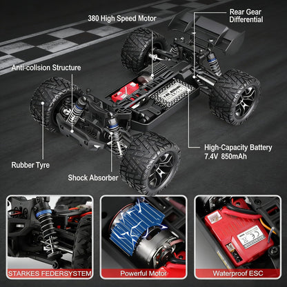 HAIBOXING RC Auto 4WD Offroad Buggy 1:18, 36 km/h, 2.4 GHz