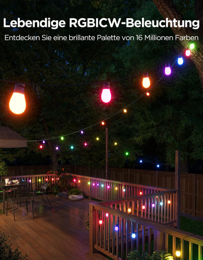 Govee RGBICW LED Lichterkette Aussen 30M - App & Sprachsteuerung