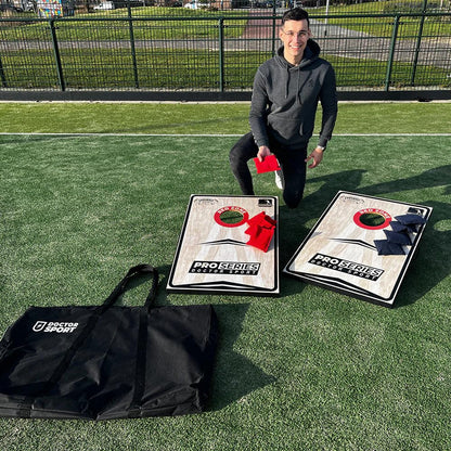 DOCTOR SPORT Cornhole Set Profi Series, 2x 90x60 cm, inkl. 8 Bean Bags