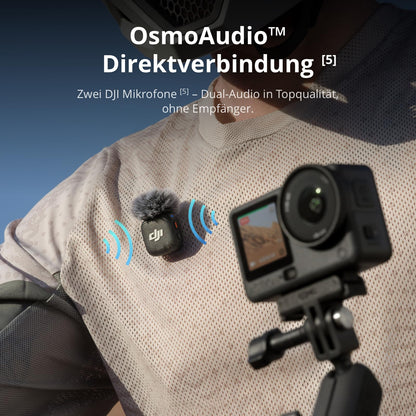 DJI Osmo Action 6 Essential Combo – Action-Cam mit 8K-Video