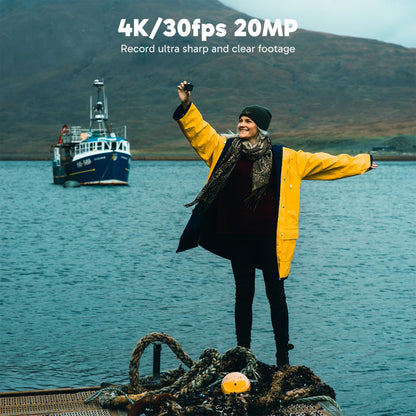 AKASO EK7000 Pro Action Cam 4K, wasserdicht bis 40 m, 128 GB