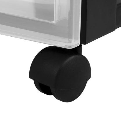 Iris Ohyama DC-012 Rollcontainer - 12 Schubladen Schwarz