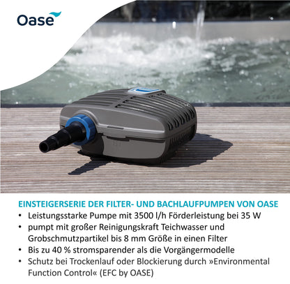 OASE AquaMax Eco Classic 3500E Filterpumpe und Bachlaufpumpe