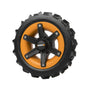 WORX WA0953 Landroid All-Terrain Räder für Rasen & Gelände. Schwarze Räder mit grobem Profil für verbesserte Traktion.