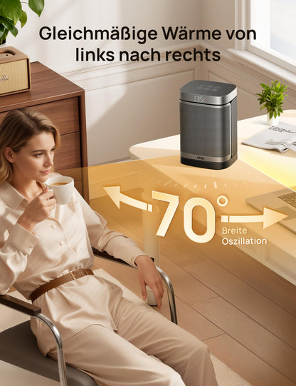 Dreo Heizlüfter Heater314S, 1500 W PTC Keramik mit WLAN und Thermostat