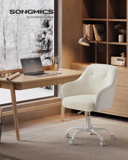 SONGMICS Homeoffice Stuhl Drehstuhl - OBG019W01 cappuccinobeige
