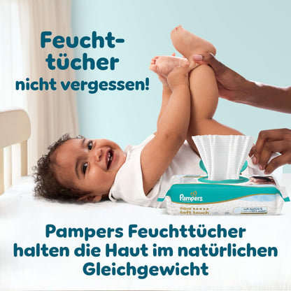 Pampers Premium Protection Windeln Grösse 4, 9–14 kg, 186 Stück