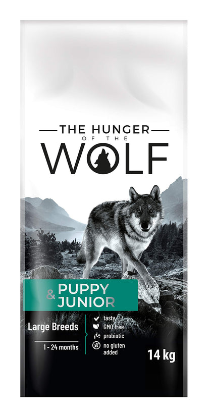 The Hunger of the Wolf Trockenfutter für Welpen grosser Rassen, 14 kg