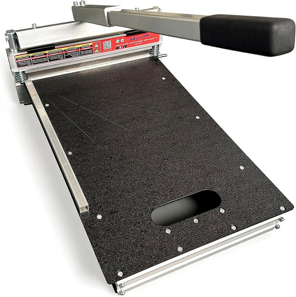 MANTISTOL Laminatschneider NMC-330, 33 cm für Vinyl & Parkett – Plankenschneider aus Stahl und Aluminium mit Hebelgriff