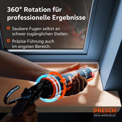 Presch Kartuschenpresse 26:1 Übersetzung für Kartuschen bis 310 ml