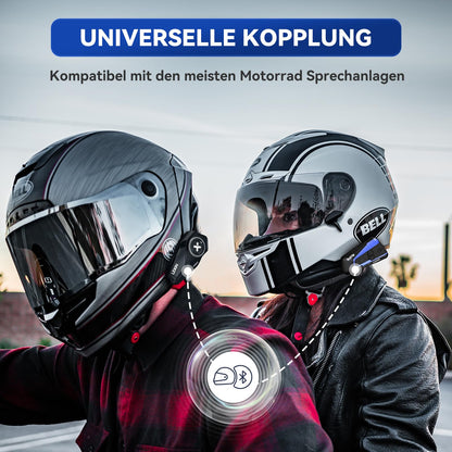 LEXIN G2P Motorrad Bluetooth Headset für 2 bis 6 Personen, Doppelpack