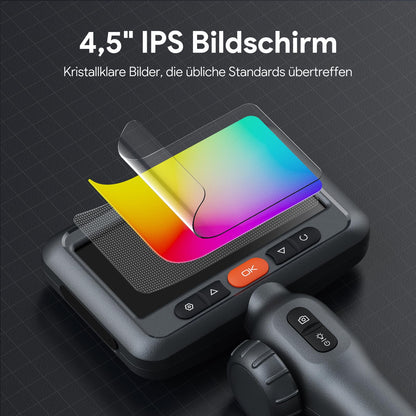 DEPSTECH DS650SL Endoskopkamera mit Licht, 210° drehbar, 1,5 m