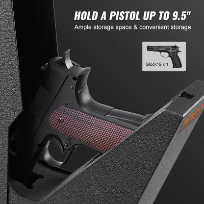 VEVOR Pistolentresor Wandmontiert – Fingerabdruck 1 Pistole
