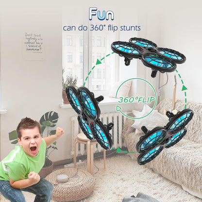 Loolinn Drone X26 Mini-Drohne für Kinder mit Antikollisionstechnologie