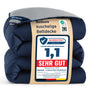BEDSURE Ganzjahresdecke 135x200 cm, Allergiker Bettdecke, Blau/Grau – zweifarbige Bettdecke für vier Jahreszeiten