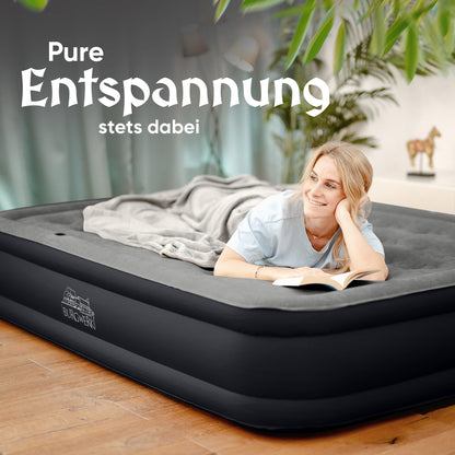 Burgwerk Luftbett selbstaufblasend 2 Personen 203x152 cm mit Pumpe