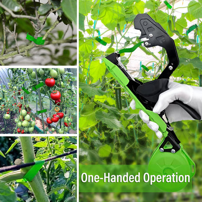Audasi Bindezange Pflanzenbindemaschine Set mit Nägeln und Gartenband
