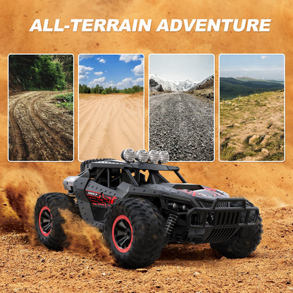 rc tech RC Buggy 1803 Offroad ferngesteuertes Auto 1:16 mit 2 Akkus