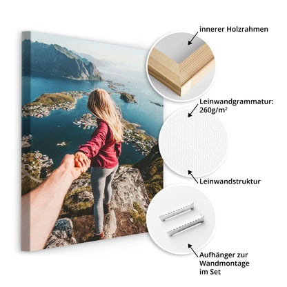 Muralo Wandbilder Set Boho Leinwand Beige 6-teilig 30x40 + 20x30 cm