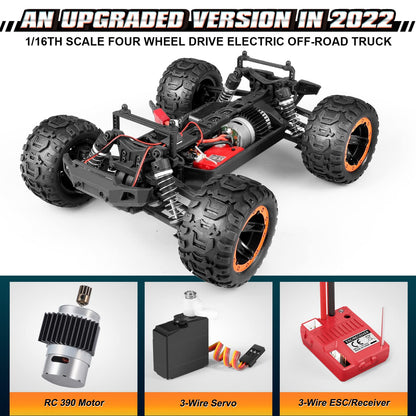 HAIBOXING RC Monster Truck 1:16, wasserdicht, 4WD, 36 km/h