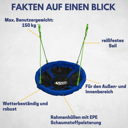 Best Sporting Nestschaukel Ø 100 cm, höhenverstellbar, bis 150 kg