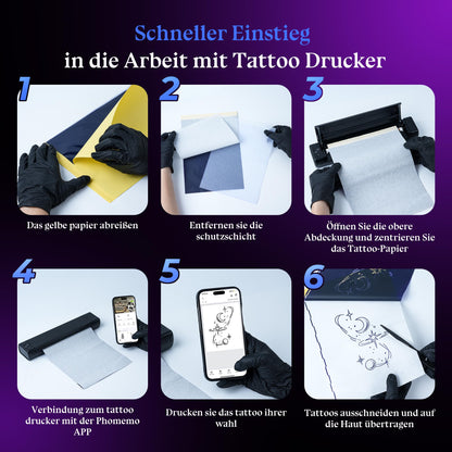 Itari A886 Tattoo Stencil Drucker Bluetooth Thermodrucker