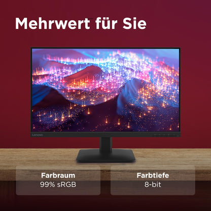 Lenovo L27-41 27 Zoll Full HD Monitor, 100 Hz, IPS, Raven Schwarz