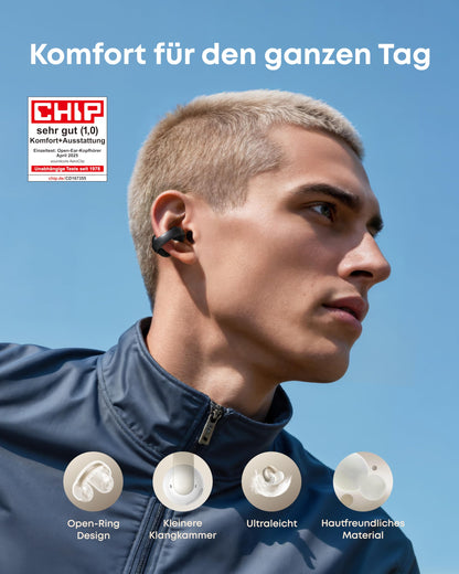 soundcore AeroClip A3388 Open-Ear-Kopfhörer mit Bluetooth
