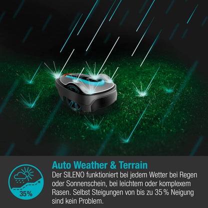 Gardena smart SILENO City 600 Mähroboter Set mit smart Gateway