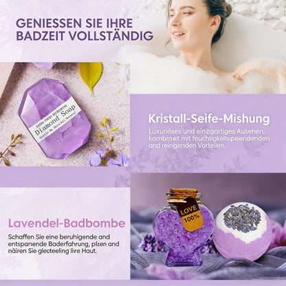 UOOYAA Geschenkset für Mama mit Edelstahlbecher und Kuscheldecke