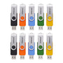 Intenso Basic Line USB-Sticks 8 GB USB 2.0 10er-Pack farbig sortiert mit silbernem Metallbügel