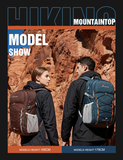 Mountaintop Wanderrucksack 25L Trekkingrucksack Outdoor Nebelblau