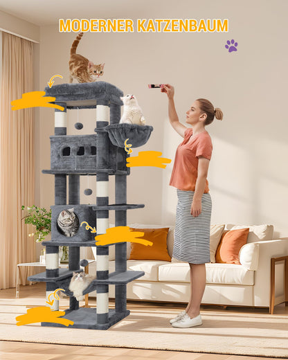 Hzuaneri Kratzbaum 170 cm MS17018SG - Dunkelgrau