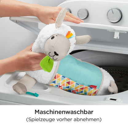 Fisher-Price 4-in-1 Lama Spielkissen GLK39 mit 3 Mitnehm-Spielzeugen