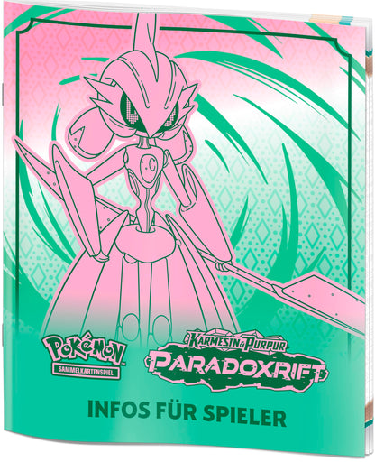 Pokémon TCG: Top-Trainer-Box Karmesin & Purpur Paradoxrift – Eisenkrieger