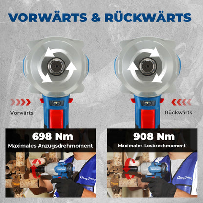 Dong Cheng Akku-Schlagschrauber DCPB698EM 18V, 698 Nm, 1/2 Zoll