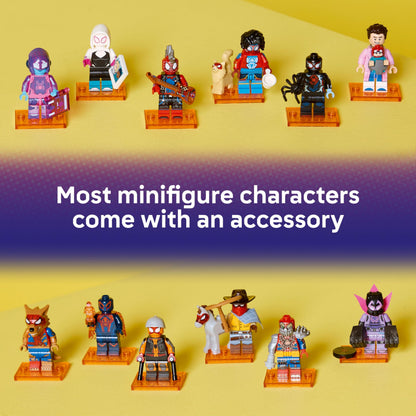 LEGO Minifiguren 71050 Spider-Man Across the Spider-Verse, 12er-Set
