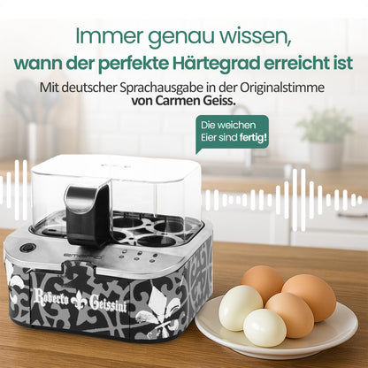 Emerio Roberto Geissini Eierkocher mit Stimme von Carmen Geiss