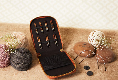 KnitPro Ingwer Stricknadel-Set Mini, austauschbar, 3,00–6,00 mm