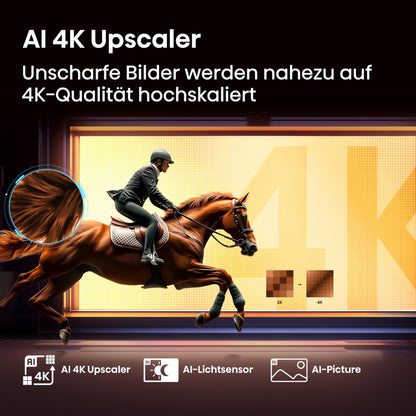 Hisense 43E7Q Fehrnseher - 43 Zoll 4K UHD QLED Smart TV