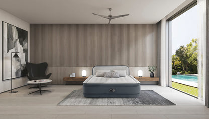 Intex DuraBeam UltraPlushHeadboard Luftbett - Queen 220V Pumpe