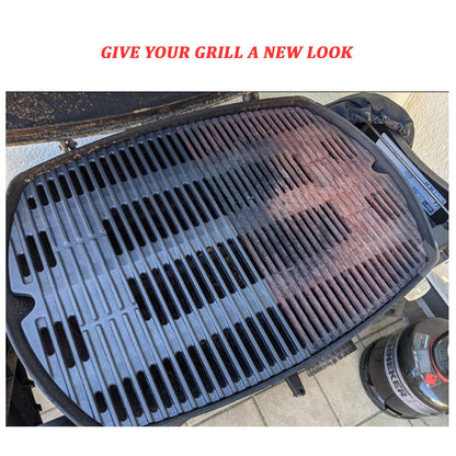 GFTIME 7646 Grillrost aus Gusseisen für Weber Q300/Q3000, 2 Stück